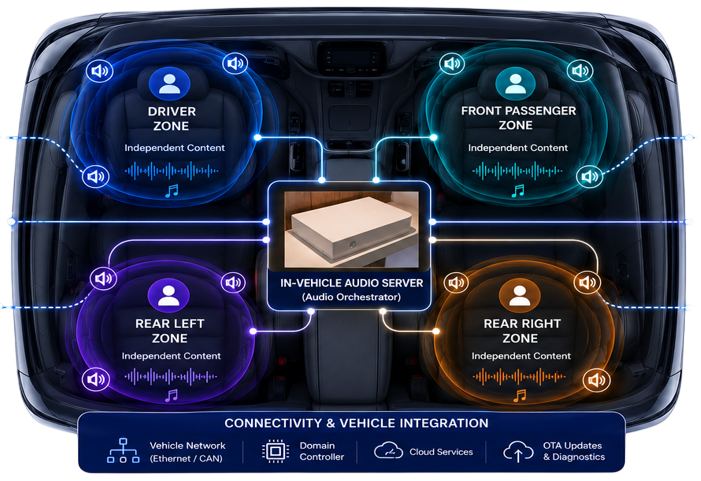 Zonal Audio Vehicle